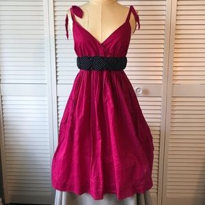 American Eagle Outfitters Fuchsia Sun Dress